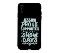 Jessica Supporter of Snow Days Jessica Christmas Winter Case for iPhone XS Max