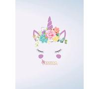 Jessica: Unicorn Notebook Personal Name Wide Lined Rule Paper | Notebook The Notebook For Writing Journal or Diary Women & Girls Gift for Birthday, For Student | 162 Pages Size 8.5x11inch