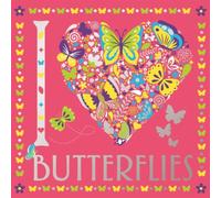 Jessie Eckel I Heart Butterflies Paperback Book Jessie Eckel Multicolor