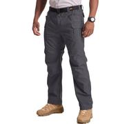 Jessie Kidden Men's Flex Stretch Tactical Pants, Water Resistant Ripstop Cargo Pants Lightweight BDU Outdoor Work Hiking, Dark Grey, 34