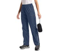 Jessie Kidden Men's Rain Pants Packable Waterproof Windproof Hiking Pants