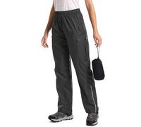 Jessie Kidden Men's Rain Pants Packable Waterproof Windproof Hiking Pants