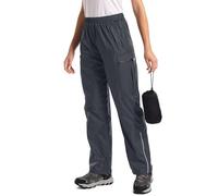 Jessie Kidden Men's Rain Pants Packable Waterproof Windproof Hiking Pants