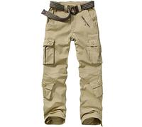 Jessie Kidden Women's Tactical Pants, Camouflage Army Military Cargo Work Pants with 8 Pockets, Adjustable Hem, Ripstop Fabric, for Hiking, Fishing, Outdoor Activities