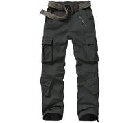 Jessie Kidden Women's Tactical Pants, Camouflage Army Military Cargo Work Pants with 8 Pockets, Adjustable Hem, Ripstop Fabric, for Hiking, Fishing, Outdoor Activities