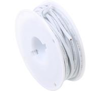JESSINIE 18AWG PVC Wire 5m/16ft White, 1007 Tinned Copper Hookup Wire, 300V 80°C Flexible Electronic Cable for PCB Jumper DIY Projects
