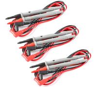 JESSINIE 3 Pack Multimeter Test Leads Banana Plug, 1000V 20A Digital Multi Meter Clamp Tester Probe Test Probes Leads for Multimeter Electronic Test Equipment