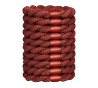 JessLab Hair Ties for Women, Durable Elastic Twist Hair Rope Bands, Gentle No-Damage Hair Accessories for All Hair Types, Red
