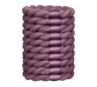 JessLab Hair Ties for Women, Durable Elastic Twist Hair Rope Bands, Gentle No-Damage Hair Accessories for All Hair Types, Purple