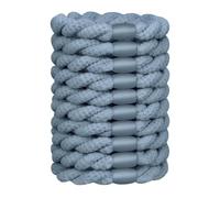 JessLab Hair Ties for Women, Durable Elastic Twist Hair Rope Bands, Gentle No-Damage Hair Accessories for All Hair Types, Light Blue