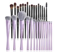 Jessup 16pcs Black Eye Makeup Brushes Set T272 and Jessup 14pcs Vegan Purple Makeup Brushes Set T512