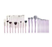 Jessup 25PCS Pink Makeup Brushes Set Professional T290 and Jessup 14pcs Vegan Purple Makeup Brushes Set T512
