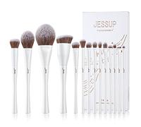 Jessup Makeup Brushes Set 14Pcs Face & Eye Brushes for Casual Makeup T343