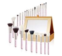Jessup Makeup Brushes Set Professional Makeup Brush Eyeshadow Blending Powder Foundation Blusher Concealer 25pcs with Cosmetics Storage Box, Blushing Bride T295