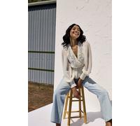 Jessy Light Blue Wide Leg Denim Jean GWD by GEORGE W. DAVIES Blue 12