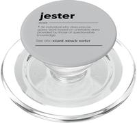Jester Funny Definition PopSockets PopGrip for MagSafe