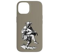 Jester or Fool Playing a Lute Antique Comedy Case for iPhone 14