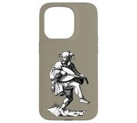 Jester or Fool Playing a Lute Antique Comedy Case for iPhone 15 Pro