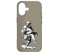 Jester or Fool Playing a Lute Antique Comedy Case for iPhone 17