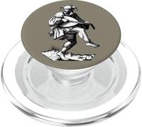 Jester or Fool Playing a Lute Antique Comedy PopSockets PopGrip for MagSafe