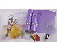 Jesters 10 X Make your own Large (14” / 35cm) Christmas cracker kits - Lilac