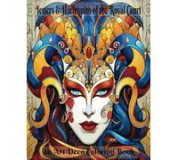 Jesters & Harlequins of the Royal Court: an Art Deco Coloring Book