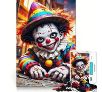 Jesters Masquerade 1000 Piece Jigsaw Puzzles for Adults Focus Skill Perfect Connection Fun Challenge Art Display (50x75cm)
