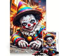 Jesters Masquerade 1000 Piece Jigsaw Puzzles for Adults Focus Skill Perfect Connection Fun Challenge Art Display (50x75cm)