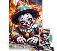 Jesters Masquerade 1000 Piece Jigsaws for Teenagers Casual Game Creative Play Fun Activity Home Accent (38x52cm)
