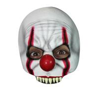 Jesters Party Killer Clown Latex Halloween Horror Half Face Mask, One Size, Made in Mexico