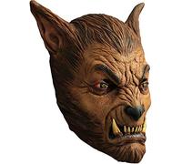 Jesters Party Werewolf Beast Latex Halloween Head Mask, Hand Painted, Made in Mexico, One Size Fits Most