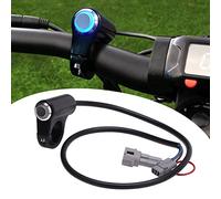 JESTOP Handlebar Switch for Sur Ron Segway X260 X160, 22mm Plug & Play Headlight Kill Switch, Waterproof Handlebar Mount Start Kill Switch Push Button Headlight Brake Fog Lights ON/OFF Switch (Black)