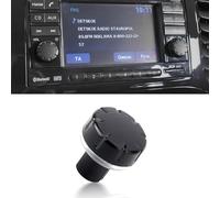 JESTOP Radio Volume Control Knob for Nissan, Volume Stereo Tuner Control Dial Tuner, Replacement Radio Knob Button Cover Cap Protective Cover for Qashqai for Juke for X-Trail for Note for MICRA