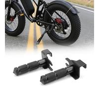 JESTOP Upgraded Passenger Foot Pegs for Ridstar Q20/ Q20 PRO/ H20 PRO/ H26, Foldable Non-Slip Passenger Footrest Pegs With Mount Bracket, Rearsets Foot Rest (Black Non-foldable)