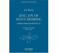 Jesu, Joy of Man's Desiring: Jesu, Joy of Man's Desiring: Duet for Two Pianos by Myra Hess (6-Apr-2006) Sheet music
