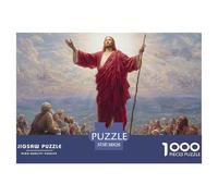 Jesus 1000 Piece Jesus Puzzles for Adults - Christmas, Birthday Gifts for Women, Men, Her (Thank You, Friendship) 38x26cm/1000pcs