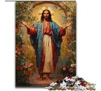 Jesus 1000 Piece Jigsaw Puzzle for Adults Teens, Relax Games Is Ideal As A Gift for The Whole Family (50x75cm)