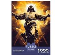 Jesus 1000 Piece Jigsaw Puzzles for Adults And Kids with Extra Fun Challenges Home Decors Premium Box Packaging 38x26cm/1000pcs
