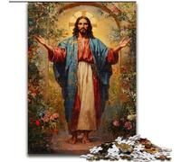 Jesus 1000 Piece Jigsaw Puzzles for Teenagers, Pattern Assembly Deal As Gifts for The Whole Family Suitable for And 14 (26x38cm)