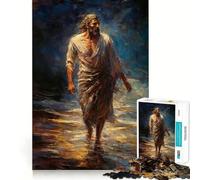 Jesus 1000 Piece Jigsaws for Teenagers Puzzle Cognitive Boost Perfect Connection Fun Play (38x52cm)