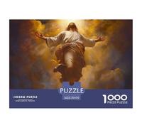 Jesus 1000 Piece Puzzle for Adults God Challenge Colourful Educational Games 100% Recycled Cardboard Jumbo 70x50cm/1000pcs