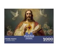 Jesus 1000 Piece Puzzle Jesus for Adults & Kids Age 14 Years Up | Perfect for Christmas, Birthday Gift (Artwork) 38x26cm/1000pcs