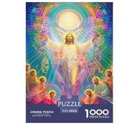 Jesus 1000 Pieces Jigsaw Puzzles Animal Pet Jigsaw Puzzles for Kids Staycation Kill Time Home Decoration Educational Toy Age 14+ ForAdults 38x26cm/1000pcs