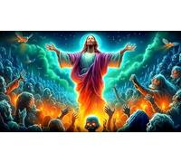 Jesus 1000 Pieces Jigsaw Puzzles for Adults Challenging Game Jigsaw Puzzle Home Decors for The Whole for Women, Gifts for Men 38x26cm/1000pcs