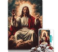 Jesus 1000 Pieces Jigsaw Puzzles For Teens And Adults,Help The Brain Exercise Addictive Toys to Cultivate Patience Suitable for Couples 50x75cm