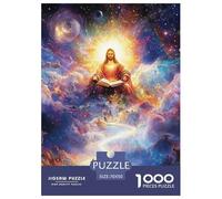 Jesus 1000pcs Paper Jigsaw Puzzles Character What Happens Next Beautiful Decoration for Adults And Kids 70x50cm/1000pcs