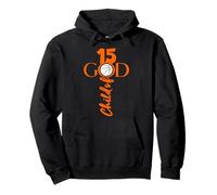 JESUS 15 YEARS CHILD OF GOD BASKETBALL 15TH BIRTHDAY Pullover Hoodie