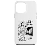 Jesus 6 7 Bruh Funny Christian Six Seven Empty Tomb Design Case for iPhone 13 Pro Max
