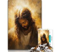 Jesus Adult Jigsaws 1000 Pieces Difficult,Challenging To Complete But Fun And Humorous Birthday Present,Gifts,Wall Art (38x26cm)