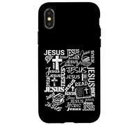 Jesus All Over Bible (READ For God so Loved the World ) Case for iPhone X/XS